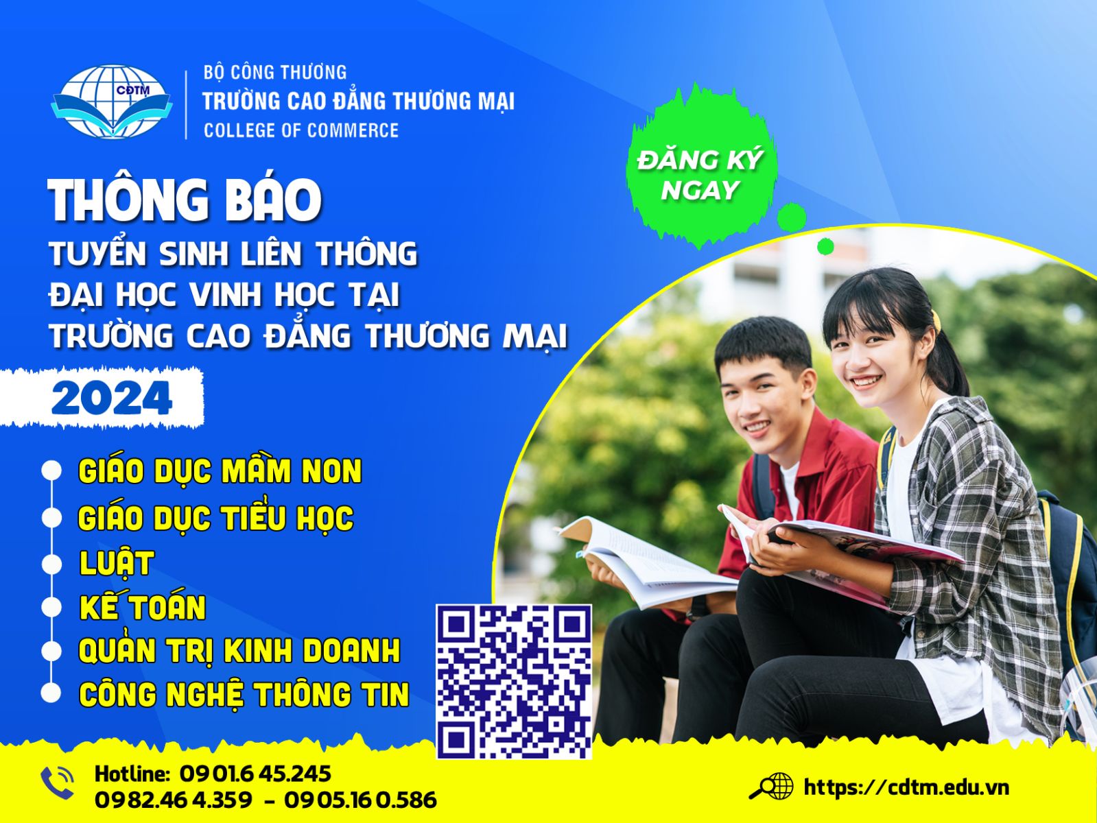 Thông báo tuyển sinh liên thông Đại học Vinh